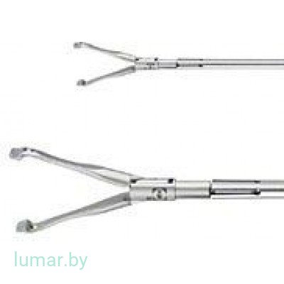 Рабочая часть инструмента - зажим BABCOCK захватывающий, с 2 подвижными браншами, диам. 5 мм, 310 мм, артикул - PO765R