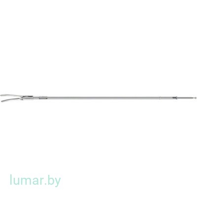 Рабочая часть инструмента - зажим CRILE для фиксации и диссекции, изогнутый, диам. 5 мм, 310 мм, артикул - PO771R