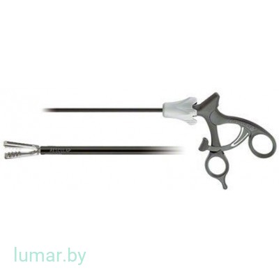 Зажим одноразовый, атравматический, захватывающий, диам. 5 мм, 310 мм, артикул - PO843SU