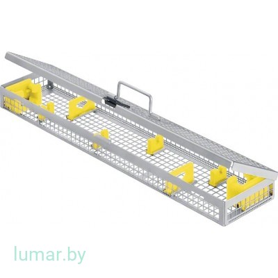 Сетчатый короб, для 2 эндоскопов длиной до 340 мм, с дополнительной поддержкой, артикул - JF433R