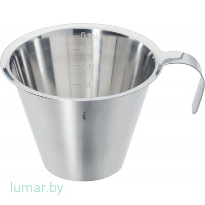 Емкость металлическая со шкалой измерения, объем 0.25 л, артикул - JG516R