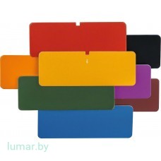 Идентификационная табличка, для мини- и дентальных контейнеров, без надписи, красная