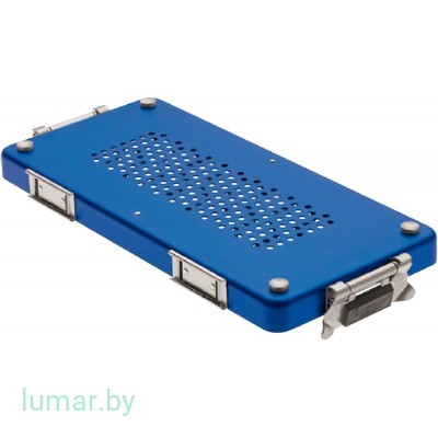 Крышка для контейнера, тип "мини", с держателем для фильтров, синяя, артикул - JK171