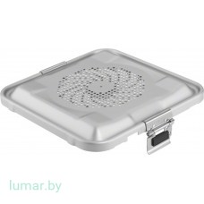 Крышка для контейнера, внутренняя, тип 1/2 BASIS, для контейнера высотой 75 мм, серебристая