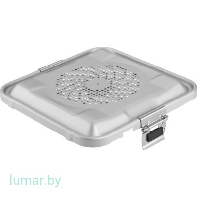 Крышка для контейнера, внутренняя, тип 1/2 BASIS, для контейнера высотой 75 мм, серебристая, артикул - JK399