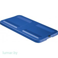 Крышка для контейнера, внешняя, тип 1/1 VARIO, алюминиевая, синяя