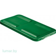 Крышка для контейнера, внешняя, тип 1/1 BASIS, алюминиевая, зеленая