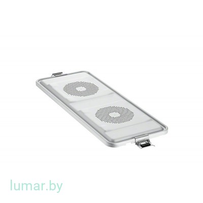 Крышка для контейнера, удлиненная, с держателем для фильтра, серебристая, артикул - JK490