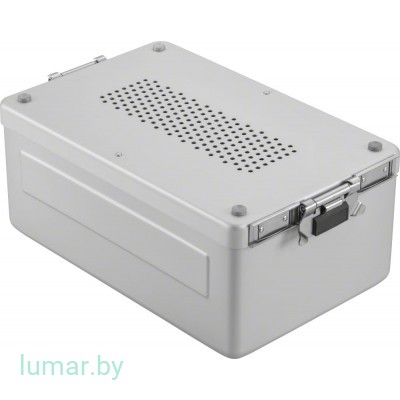 Корпус контейнера, тип 1/4, с перфорацией, в комплекте с крышкой, 312х190х130 мм, артикул - JN096