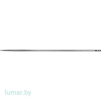 Игла KEITH  для шовного материала, прямая, № GA1,  режущая, с игольным ушком, 0.8х75 мм, артикул - BL301N