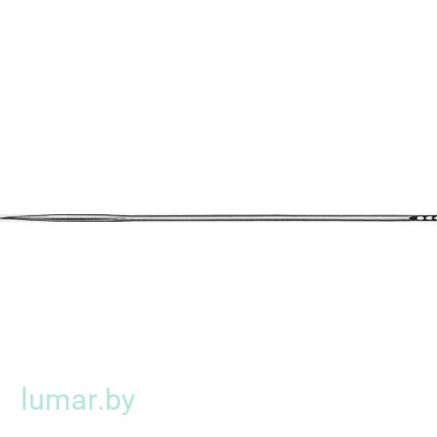 Игла KEITH  для шовного материала, прямая, № GA2,  режущая, с игольным ушком, 0.8х70 мм, артикул - BL302N