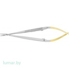 Микроиглодержатель DUROGRIP CASTROVIEJO с твердосплавными вставками, с насечкой, 0.2/145 мм