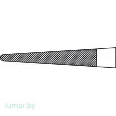 Иглодержатель с твердосплавными вставками, экстраделикатный, с насечкой, 200 мм