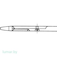 Иглодержатель с ножницами LEWINN  с твердосплавными вставками, с гладкой рабочей частью, 125 мм