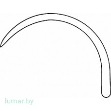 Игла DESCHAMPS для левой руки, острая, 215 мм