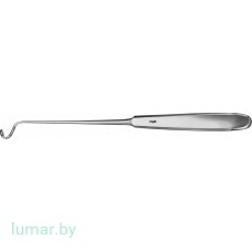 Игла DESCHAMPS для правой руки, тупая, с удлиненным концом, 215 мм