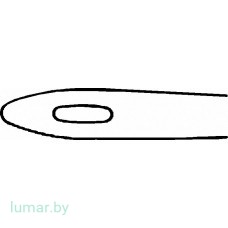 Игла DESCHAMPS для левой руки, тупая, с удлиненным концом, 215 мм