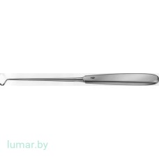 Игла DESCHAMPS с сильным изгибом, для правой руки, тупая, 225 мм