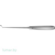 Игла DESCHAMPS с сильным изгибом, для левой руки, тупая, 225 мм