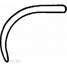 Игла DESCHAMPS с сильным изгибом, для левой руки, тупая, 225 мм