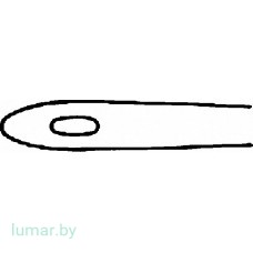 Игла DESCHAMPS для левой руки, тупая, 215 мм