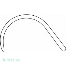 Игла DESCHAMPS для левой руки, тупая, 280 мм