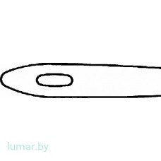 Игла BRUNNER лигатурная, слегка изогнутая, 300 мм