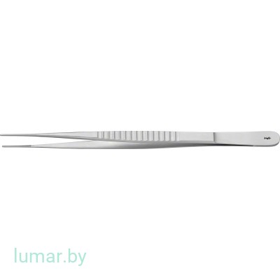 Пинцет DE'BAKEY сосудистый, прямой, наконечник 1 мм, 195 мм, артикул - FB395R