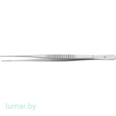 Пинцет DE'BAKEY сосудистый, прямой, наконечник 1 мм, 240 мм, артикул - FB396R