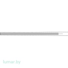 Пинцет DE'BAKEY сосудистый, прямой, наконечник 1 мм, 240 мм