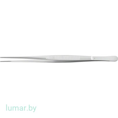 Пинцет DE'BAKEY атравматический, прямой, 2.0 мм, 240 мм, артикул - FB404R
