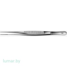 Пинцет DE'BAKEY атравматический, прямой, 1.5 мм, 150 мм