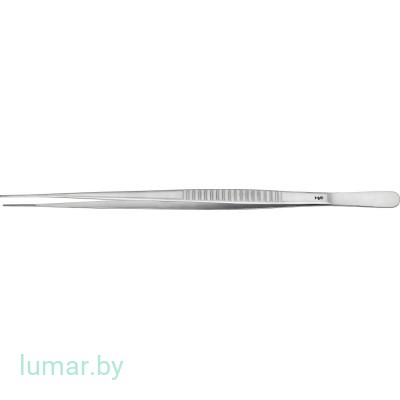 Пинцет DE'BAKEY деликатный, ширина 1.5 мм, длина 305 мм, артикул - FB419R
