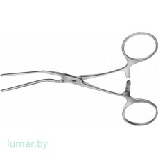 Зажим CASTANEDA неонатальный, изогнутый под углом 30°, 48/120 мм