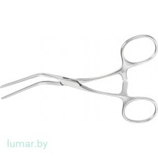 Зажим CASTANEDA неонатальный, изогнутый под углом 45°, 48/120 мм