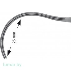 Зажим CASTANEDA неонатальный, изогнутый, 25 мм, 155 мм