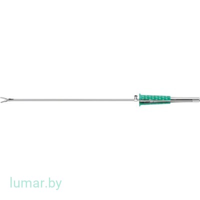 Зажим VALVE XS с насечкой по DE'BAKEY, прямой, широкий, 280/420 мм, артикул - FC389R