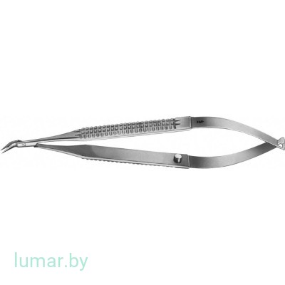 Микроножницы VANNAS угловые, 120 мм, артикул - FD011R