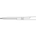 Микроножницы YASARGIL прямые, 185 мм, артикул - FD022R