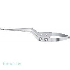 Иглодержатель YASARGIL байонетный, изогнутый вверх, 200 мм