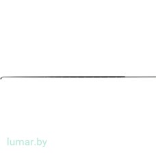 Ложка NOIR с черным антибликовым покрытием, ширина 2 мм, изогнута под углом 45°, с шейкой, 200 мм