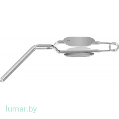 Зажим ALPHA сосудистый, угловой, сила сжатия 350 г, артикул - FE040S