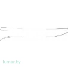 Шпатель, рабочие концы 3+4 мм, 240 мм