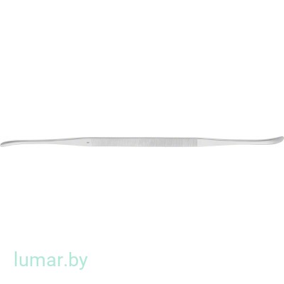 Шпатель сосудистый, рабочие концы 5+6 мм, 240 мм, артикул - FF302R