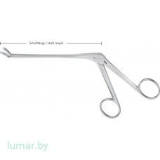Выкусыватель CASPAR изогнутый кверху, полузубчатый, 3 мм, 140 мм