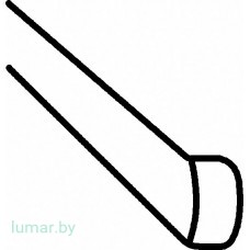 Ретрактор HESS для нервных корешков, изогнутый под углом 90°, 5х175 мм