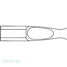 Распатор FARABEUF-COLLIN изогнутый, 11 мм 160 мм