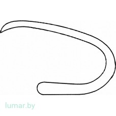 Элеватор DOYEN изогнутый вправо, 240 мм 