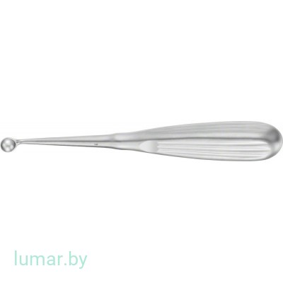 Кюретка BRUNS костная, №2, 8 мм, 165 мм, артикул - FK615R