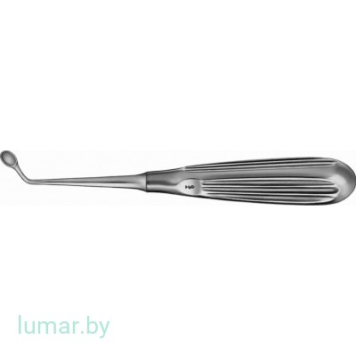 Кюретка UFFENORDE костная, остроконечная, изогнутая вправо, 170 мм, артикул - FK661R